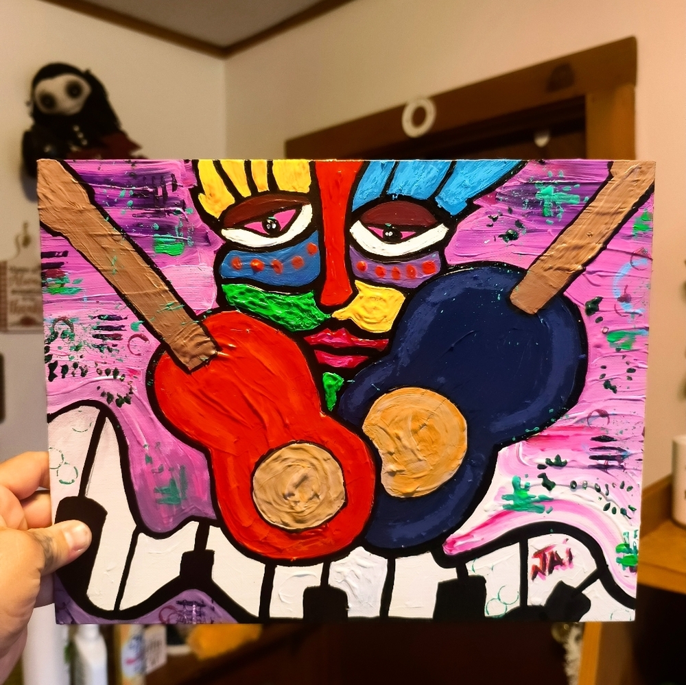 Brand New Abstract Painting Music Art